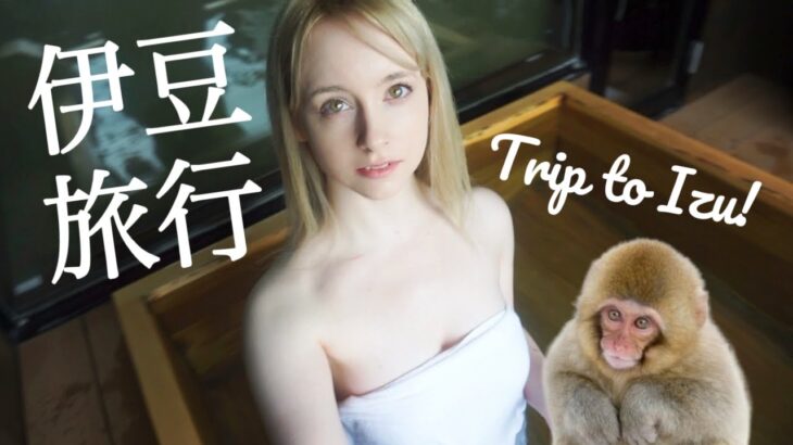 伊豆旅行！♨️温泉旅館＆モンキーベイ🐒イギリス人女子日本で冒険！