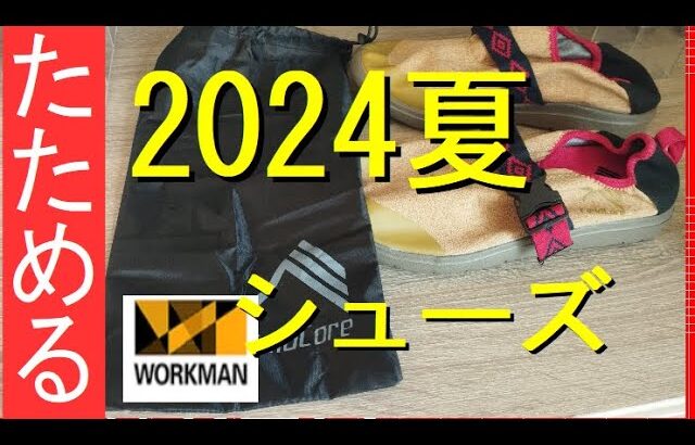 【ワークマン】2024夏携帯用シューズを買ってみた